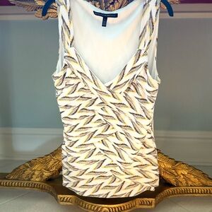 White House Black Market Elegant White Blouse